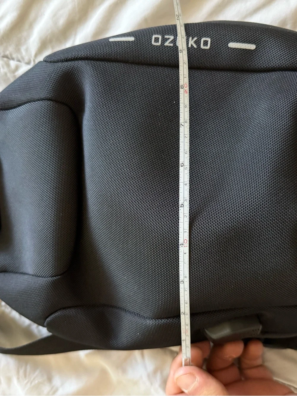 Black Anti-Theft Sling Backpack with Combination Lock